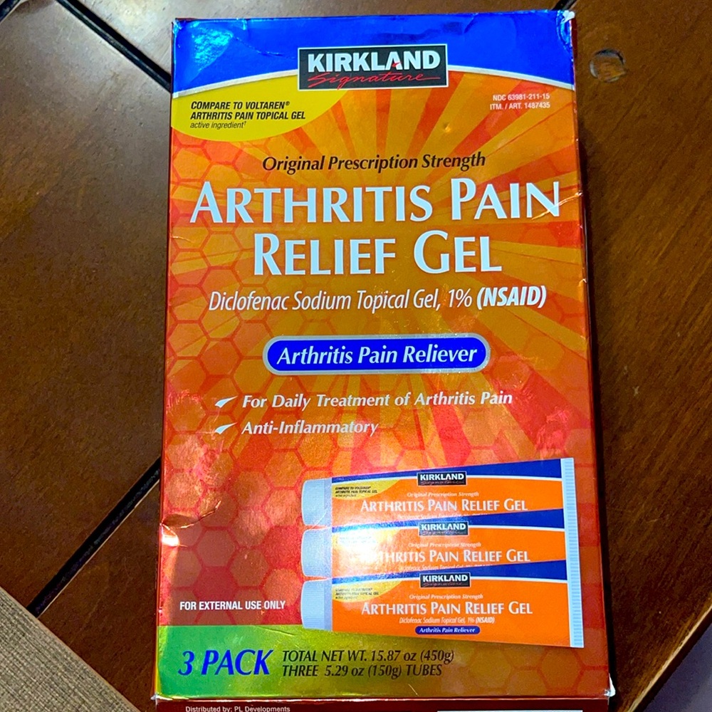 BRAND NEW KIRKLAND ARTHRITIS PAIN RELIEF GEL